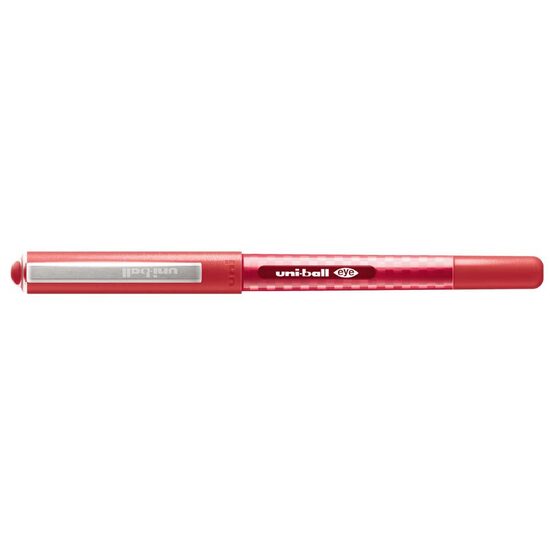 Roller Uniball UB157D Eye Design, scriere de 0.4 mm, rosu