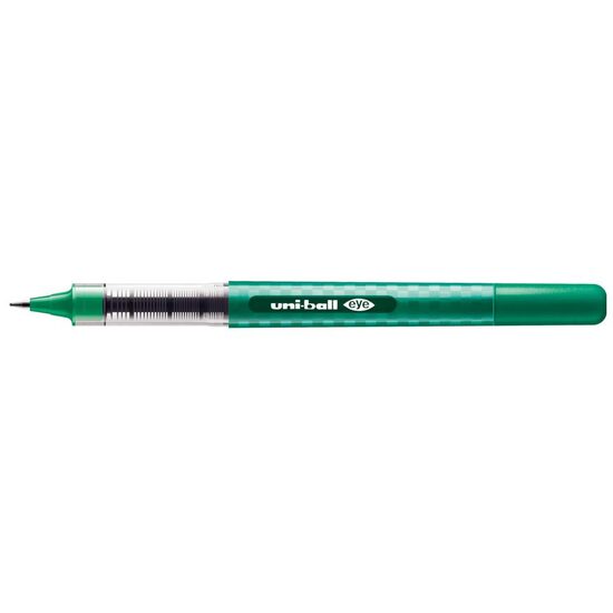 Roller Uniball UB157D Eye Design, scriere de 0.4 mm, verde