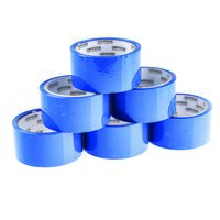 Banda adeziva color pentru ambalare OFFICE Products Acrylic, 48 mm x 50 y, albastru