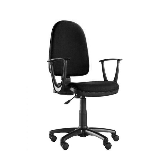 Scaun de birou OFFICE Products "Evia", ergonomic, plastic + textil, negru
