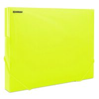 Mapa din plastic DONAU, burduf 30 mm si elastic pe colturi, A4, 700 microni, galben