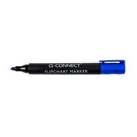 Marker flipchart Q-CONNECT, varf rotund, scriere de 2 - 3 mm, albastru