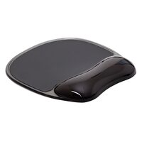 Mouse pad Q-CONNECT Premium, suport cu gel pentru incheietura, negru