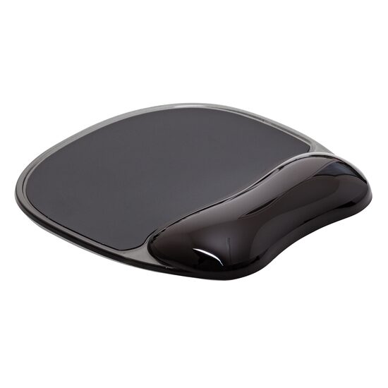 Mouse pad Q-CONNECT Premium, suport cu gel pentru incheietura, negru