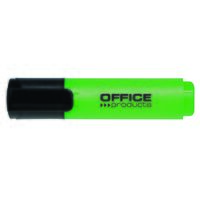 Textmarker OFFICE Products FLUO, scriere de 2-5 mm, verde