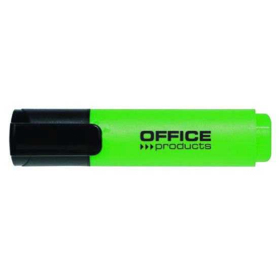 Textmarker OFFICE Products FLUO, scriere de 2-5 mm, verde