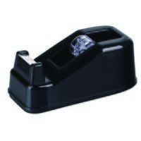 Dispenser de birou OFFICE Products, solid, pentru banda adeziva 19 mm x 33 m, negru