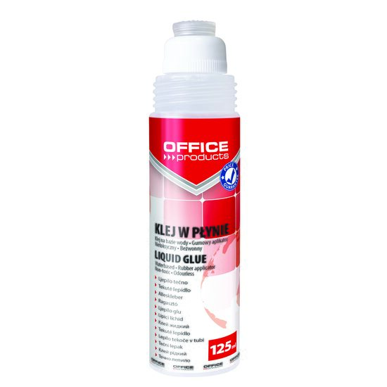 Lipici lichid OFFICE Products, 125 ml, in tub cu burete