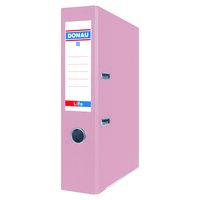 Biblioraft laminat DONAU LIFE, 7.5 cm, colturi metalice, roz pastel