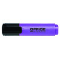 Textmarker OFFICE Products FLUO, scriere de 2-5 mm, mov