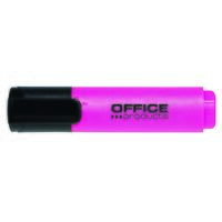 Textmarker OFFICE Products FLUO, scriere de 2-5 mm, roz