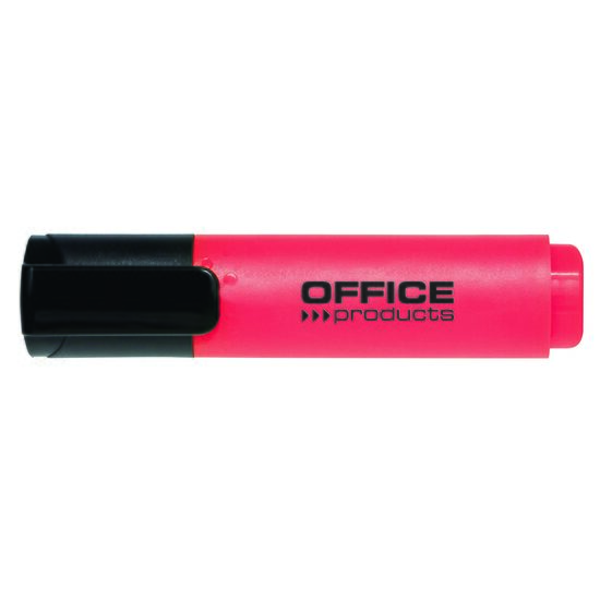 Textmarker OFFICE Products FLUO, scriere de 2-5 mm, rosu