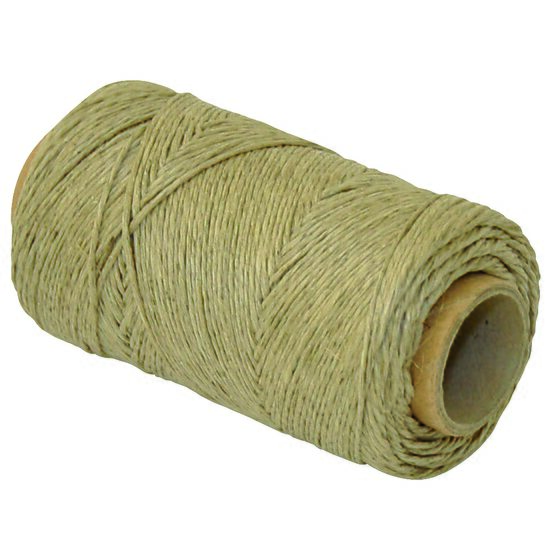 Sfoara din in Q-CONNECT, 100 g, lungime 170 m, maro
