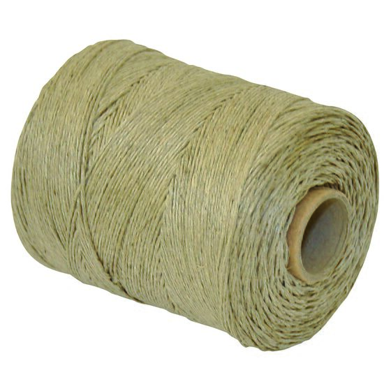 Sfoara din in Q-CONNECT, 250 g, lungime 560 m, maro