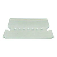 Suport etichete din plastic DONAU pentru dosare suspendabile, transparent, 25 bucati/set