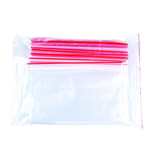 Pungi din plastic cu inchidere zip lock tip fermoar, 200 x 300 mm, 100 buc/set, transparent