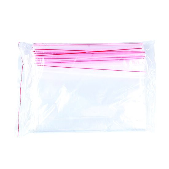 Pungi din plastic cu inchidere zip lock tip fermoar, 250 x 350 mm, 100 buc/set, transparent