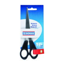 Foarfeca metalica de birou DONAU Clasic, 16 cm, negru