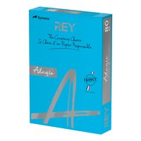 Hartie copiator color REY ADAGIO A4, 80 g, albastru intens