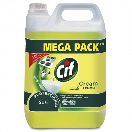 Crema de curatat Cif Professional 5 litri, Lemon