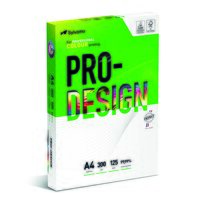 Carton alb PRO-DESIGN, A4, 300 gr, clasa A++, neteda si satinata, alb 168 CIE, 125 coli/top