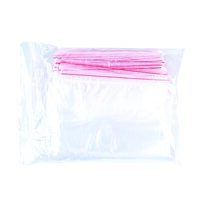 Pungi din plastic cu inchidere zip lock tip fermoar, 150 x 250 mm, 100 buc/set, transparent