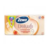 Hartie igienica Zewa Peach, 8 buc/set, portocliu, parfumata, 3 straturi