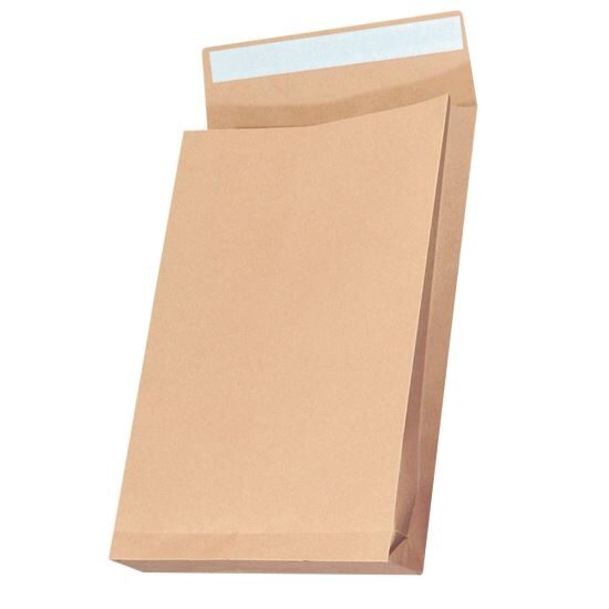 Plic burduf GPV hartie maro, format TB4 (250 x 353 x 40 mm), siliconic, 120 g