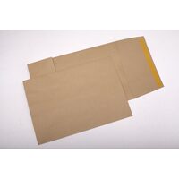 Plic burduf GPV hartie maro, format TB4 (250 x 353 x 100 mm), siliconic, 120 g