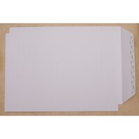 Plic hartie alba GPV format E4 (280 x 400 mm), siliconic, cutie de 250 bucati