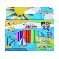 Plastilina mica Gimboo 12 culori