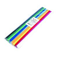 Hartie creponata Gimboo Mix, 50 x 200 cm, set 10 culori intense