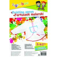 Bluza pentru pictura Gimboo, tip sort, transparent, varsta 3 - 6 ani