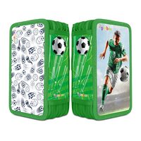 Penar echipat Gimboo cu 3 fermoare, 41 piese, motiv Soccer 2024, verde