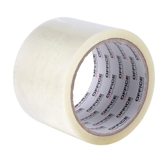Banda adeziva pentru ambalare OFFICE Products Acrylic, 72 mm x 55 m, transparent