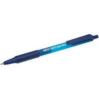 Pix cu mecanism BIC Soft Feel CLICK, corp cu grip, albastru
