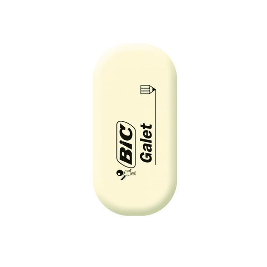 Radiera BIC Galet, alb