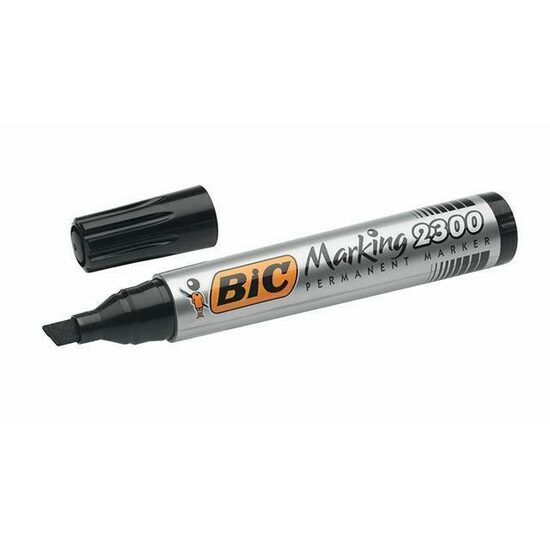 Marker permanent BIC 2300, varf tesit,