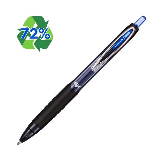 Pix cu gel si mecanism Uniball Signo UMN 207, scriere de 0.7 mm, albastru