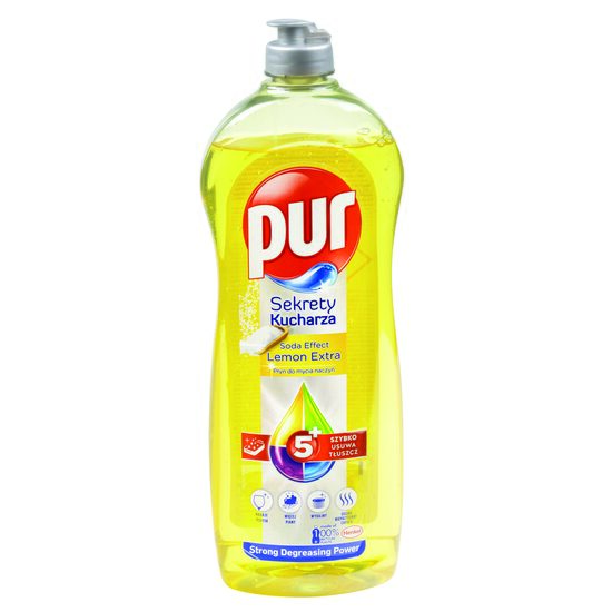 Detergent vase Pur 750 ml, Lemon Extra