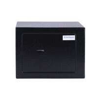 Seif manual DONAU Tech, 230 x 170 x 170 mm, negru