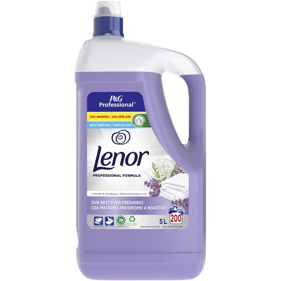 Balsam de rufe Lenor Professional, 200 spalari, 5 Litri, Lavanda