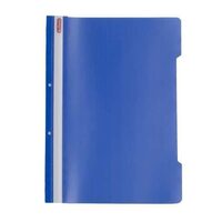 Dosar din plastic cu sina si doua perforatii Herlitz, albastru
