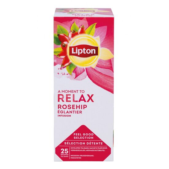 Ceai LIPTON RELAX, Macese, 25 plicuri