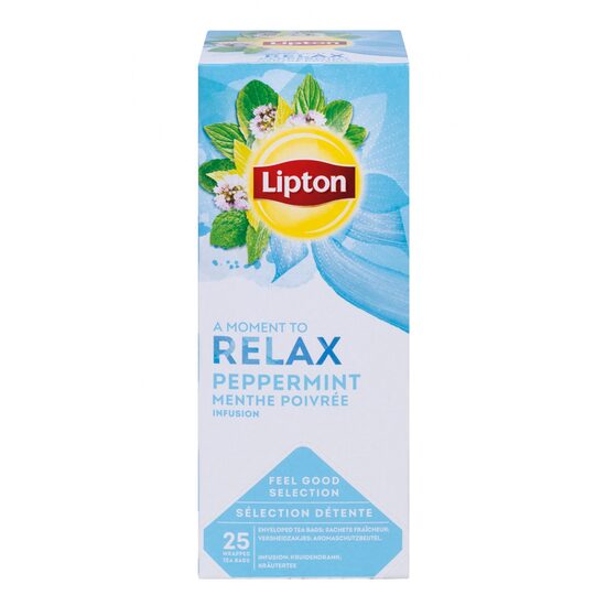 Ceai LIPTON RELAX, Menta, 25 plicuri