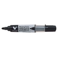 Marker whiteboard PILOT Vboard, varf rotund, reincarcabil, scriere de 2 - 4 mm, negru