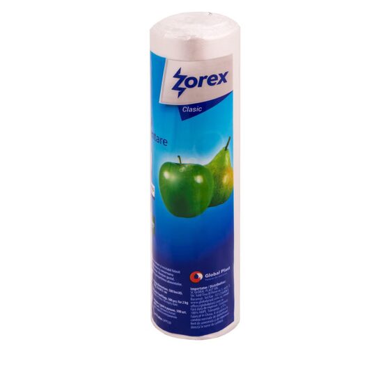 Pungi alimentare ZOREX Pro, 1 Kg, HDPE, 500 buc/rola