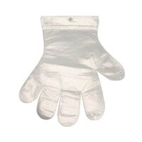 Manusi de unica folosinta Zorex din folie HDPE, marime universala, 100 buc/set