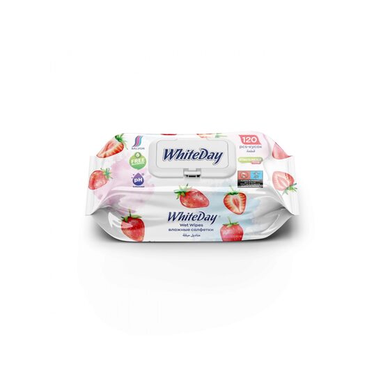 Servetele umede cu capac Daily Care, 120 buc/set
