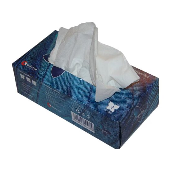 Servetele faciale Papelino, celuloza alb, 2 straturi, 150 buc/cut